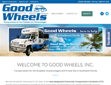 Tablet Screenshot of goodwheels.org